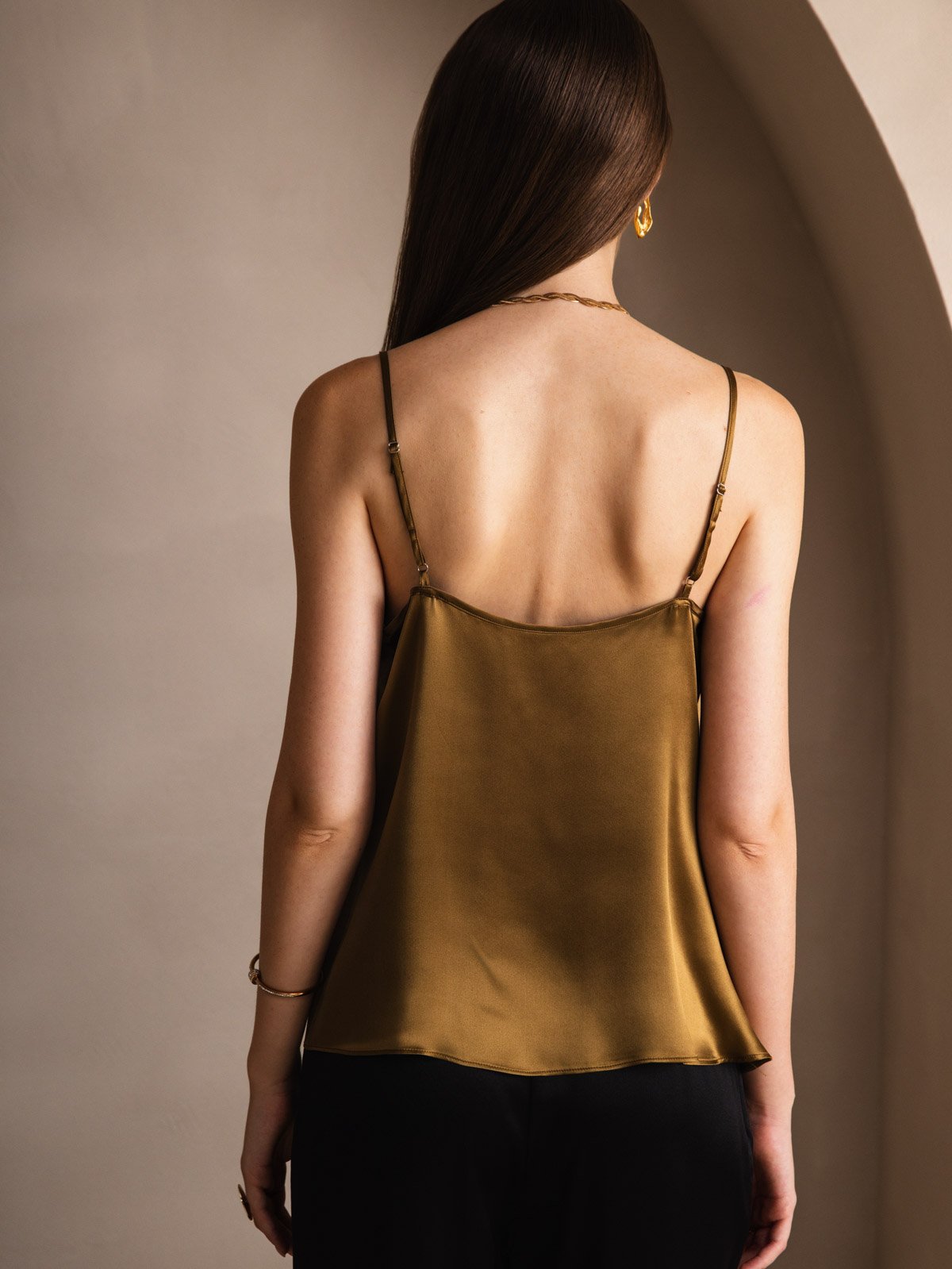 19Momme Silk Cowl Neck Camisoles