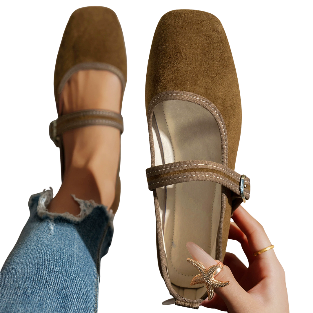CLEO™ – Vintage Square Toe Mary Jane Shoes